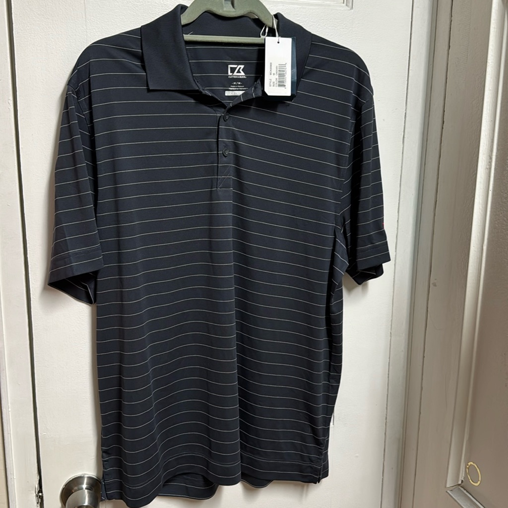 Cutter And Buck Dry Tec Golf Shirt With Tokai Carbon Brand Medium